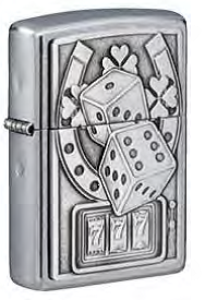 499 ZIPPO ZIPPO Lucky 7покрытием Street Chrome 499 ZIPPO ZIPPO Lucky 7покрытием Street Chrome