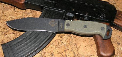 2011 Ontario Нож с фиксированным клинком Ontario "NS-6 Black micarta"