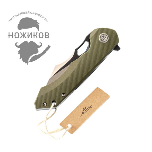 Складной нож Petrified Fish 919 Green фото 13