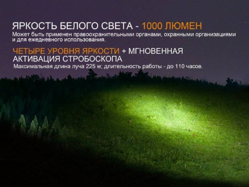 798 Fenix Фонарь тактическийTK25 UV Cree XP-G2 (ультрафиолет) фото 7