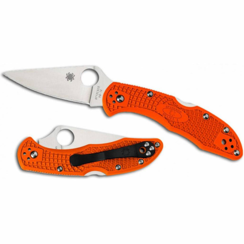 Складной нож Spyderco Delica 4 Flat Ground - 11FPOR фото 6