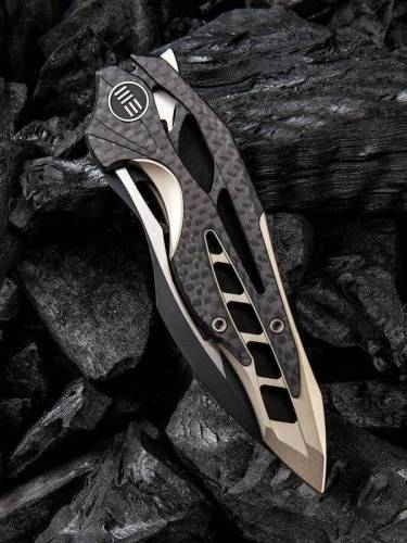 5891 WE Knife Arrakis Champagne carbon фото 9