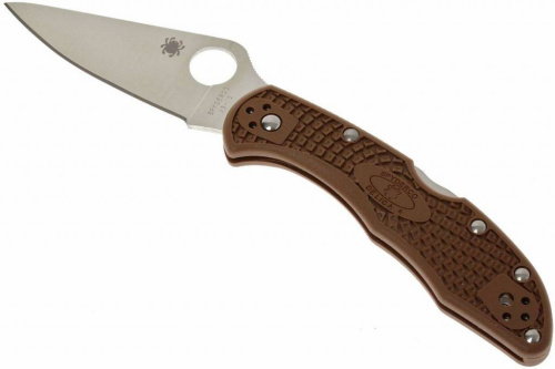 Складной нож Spyderco Delica 4 Flat Ground - 11FPBN фото 2