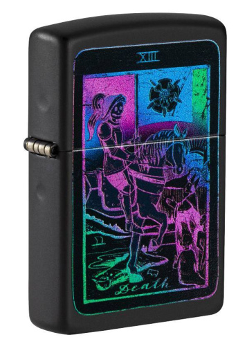 Зажигалка ZIPPO Tarot Card с покрытием Black Matte Зажигалка ZIPPO Tarot Card с покрытием Black Matte