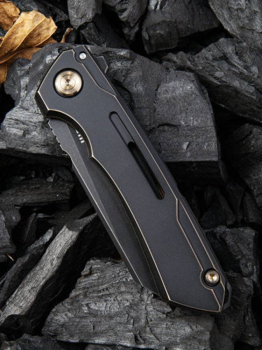 Складной нож WE Knife Mini Buster Antique Bronze фото 7