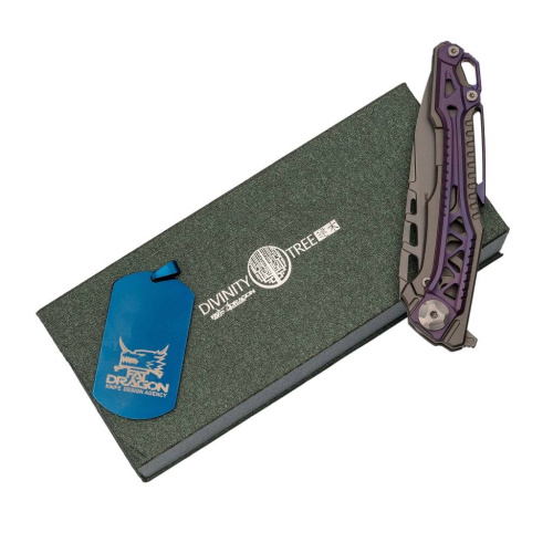Складной нож Nimo Knives Fat Dragon Purple фото 3