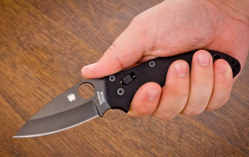 Складной нож Spyderco Manix 2 Black - 101GPBBK2 фото 10