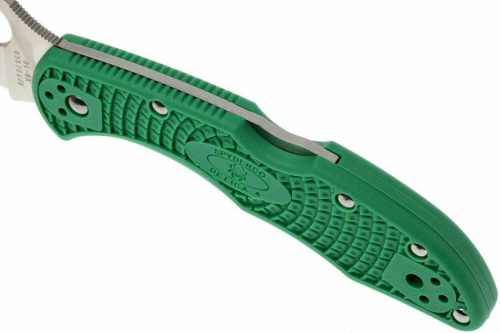 Складной нож Spyderco Delica 4 Flat Ground - 11FPGR фото 12