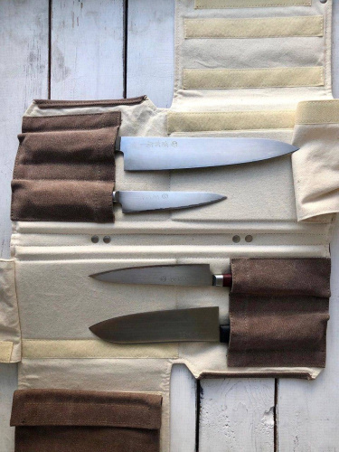 2011 Knife to meet you  (скрутка)  4  ножей Knife to meet you BAG-QUATTRO фото 6