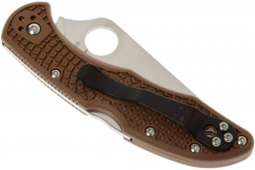 Складной нож Spyderco Delica 4 Flat Ground - 11FPBN фото 14