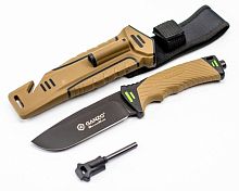 Нож для выживания с огнивом и точилкой Ganzo G8012
