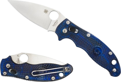 Складной нож Spyderco Manix 2 Lightweight Blue 101PBL2 фото 9