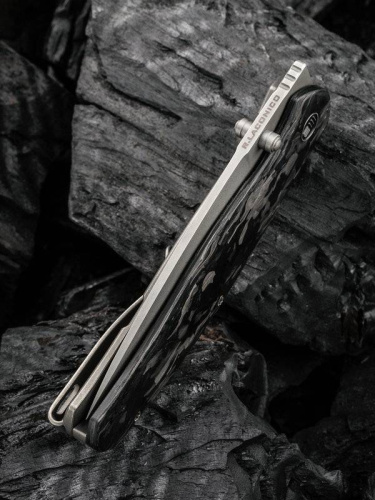 Складной нож WE Knife Esprit Marble Carbon фото 5