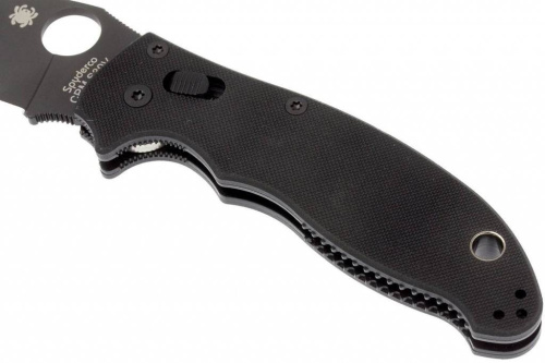Складной нож Spyderco Manix 2 Black - 101GPBBK2 фото 4