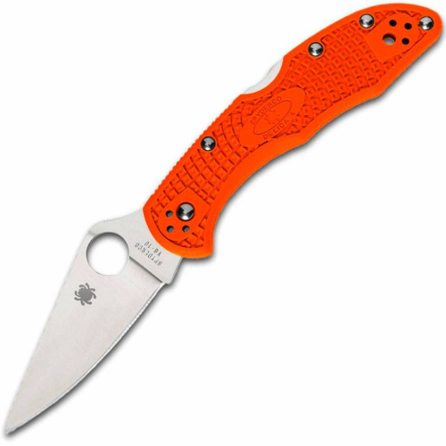 Складной нож Spyderco Delica 4 Flat Ground - 11FPOR фото 2