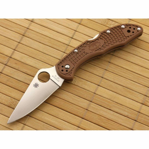 Складной нож Spyderco Delica 4 Flat Ground - 11FPBN фото 11