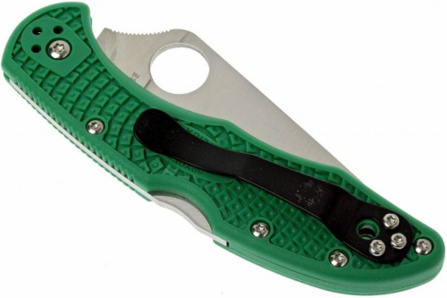 Складной нож Spyderco Delica 4 Flat Ground - 11FPGR фото 11
