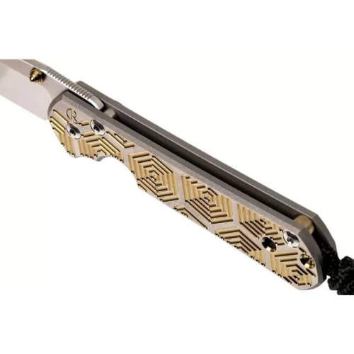 Складной нож Chris Reeve Large Sebenza 21 Gold фото 2 Складной нож Chris Reeve Large Sebenza 21 Gold фото 2